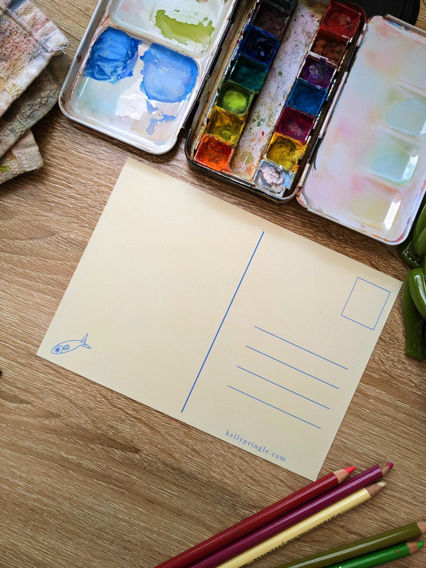 Fish Planter ★ January 2024 Postcard