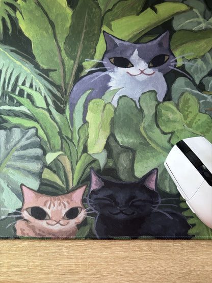 "Hide and Seek" 12"x27" Deskmat