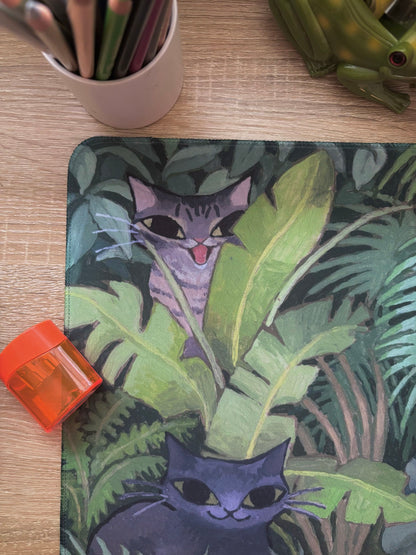 "Hide and Seek" 12"x27" Deskmat