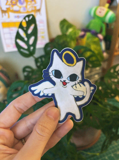 Angel Kitty Sticker