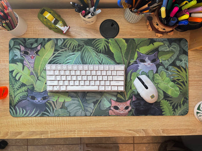 "Hide and Seek" 12"x27" Deskmat