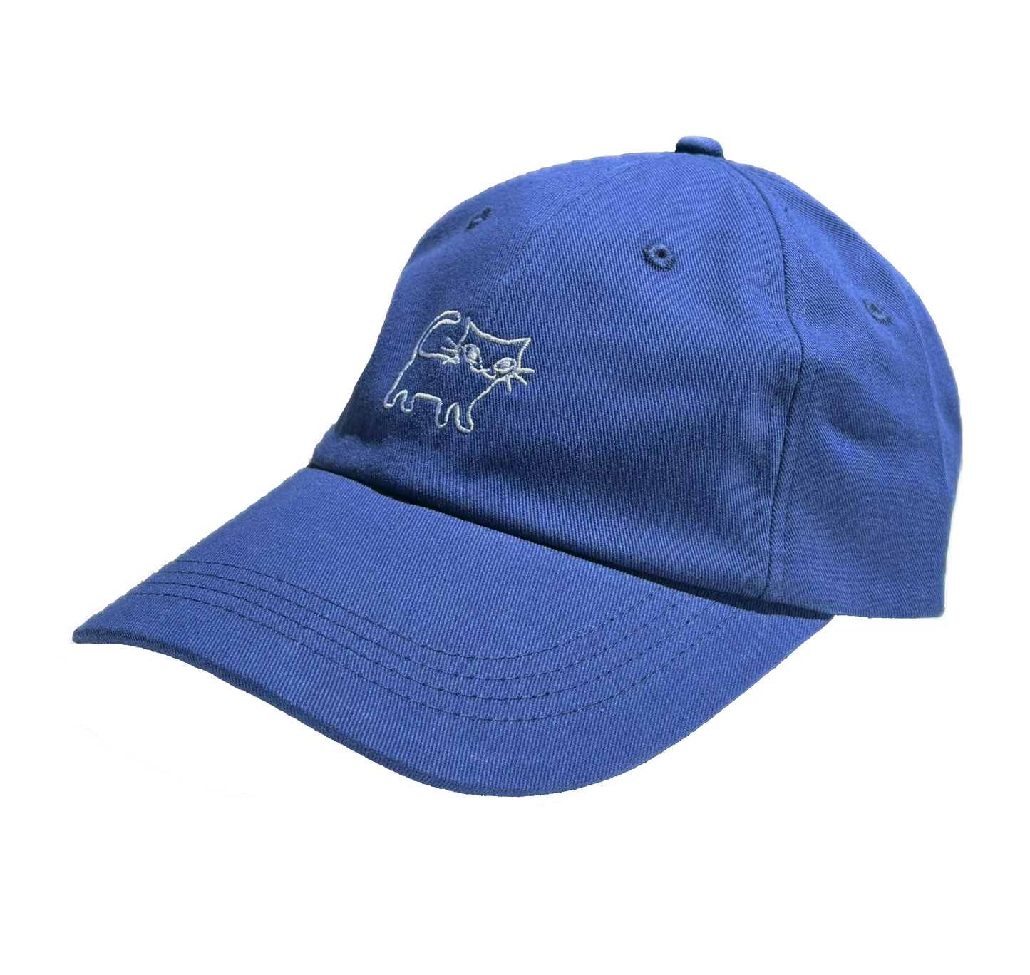 "Little Cat" Blue Baseball Hat