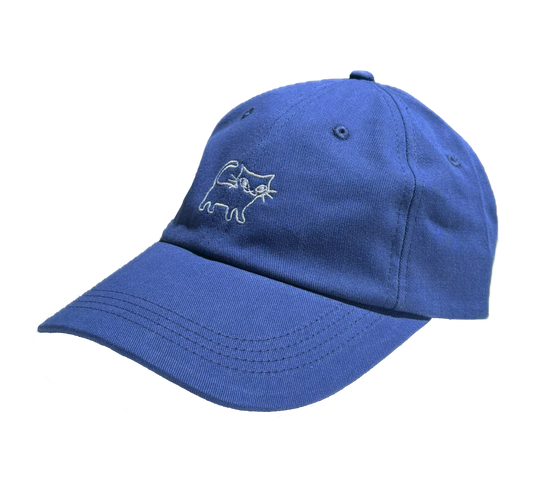 "Little Cat" Blue Baseball Hat