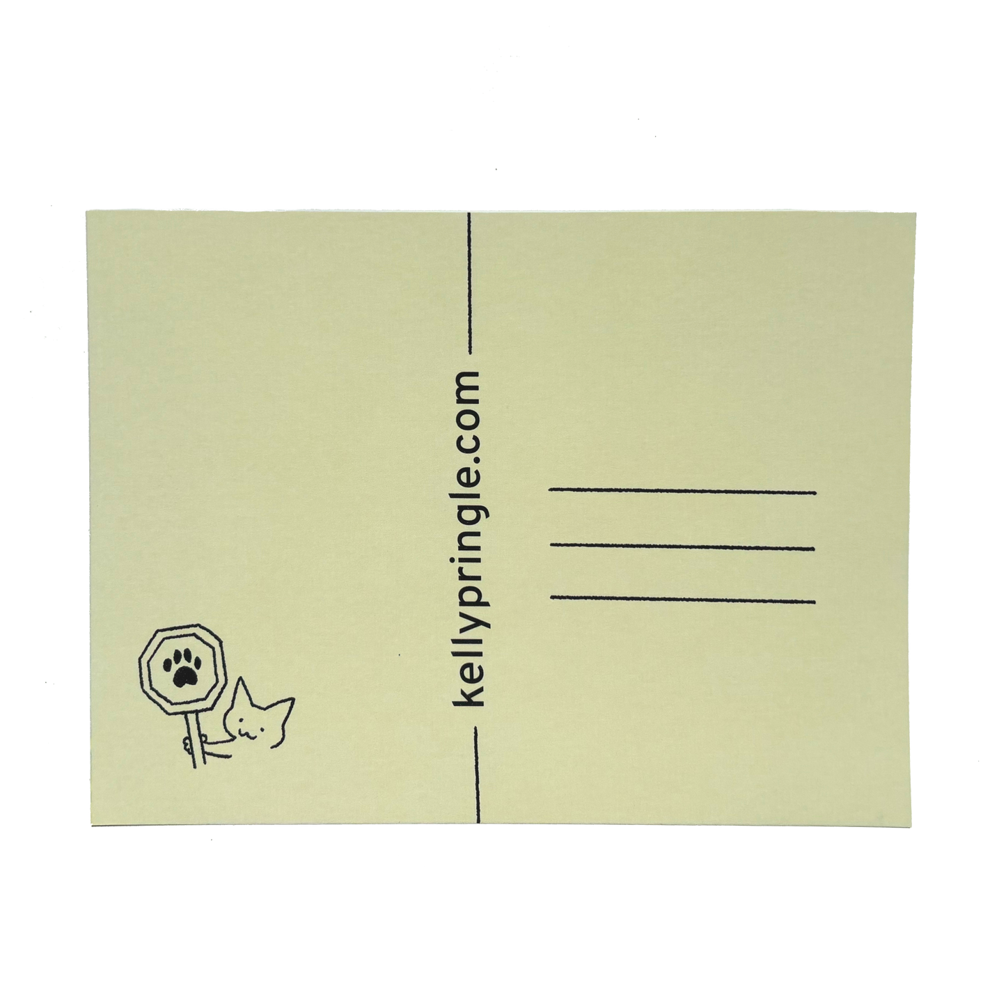 Meow Road Sign ★ March 2025 Postcard