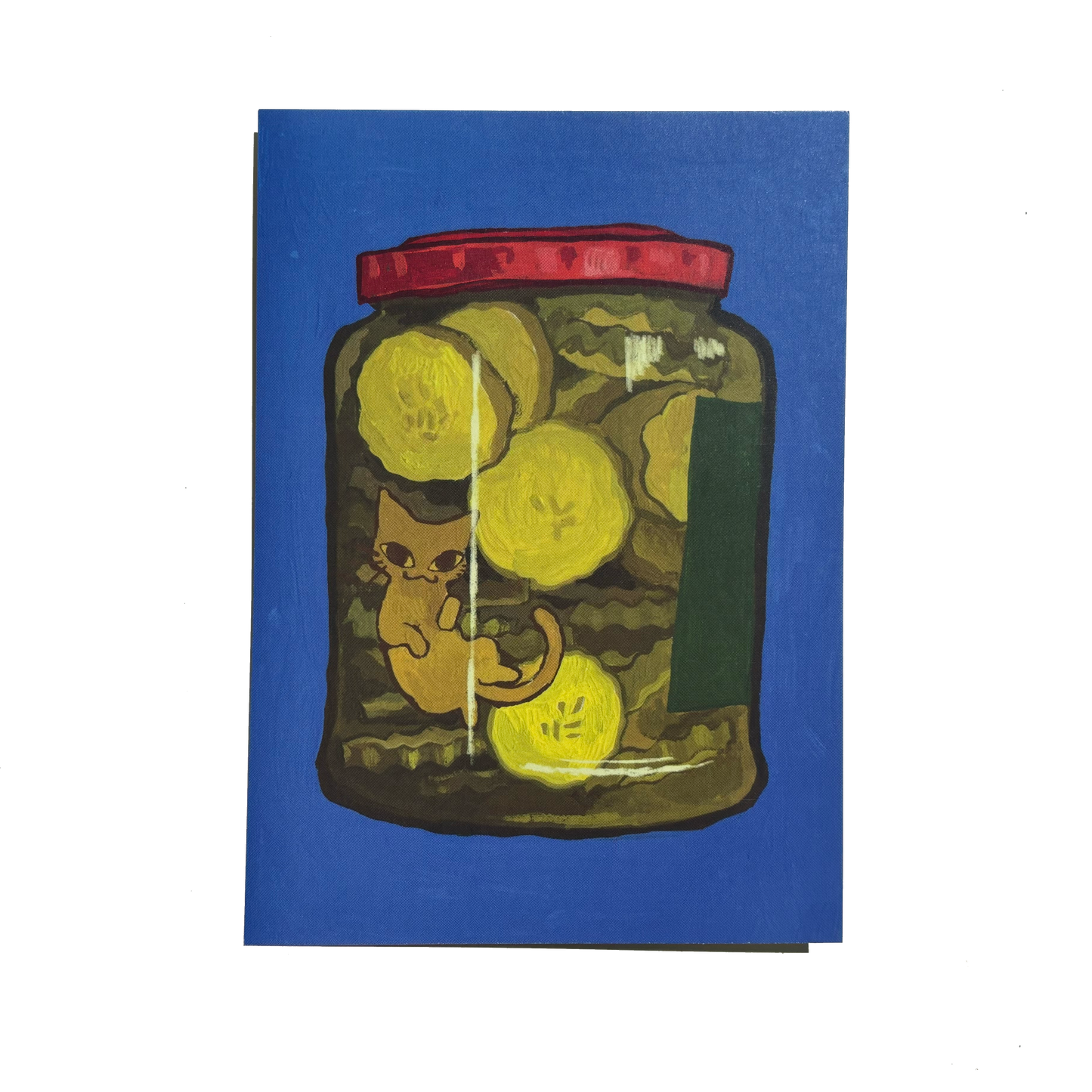 Pickle Cat ★ April 2025 Postcard