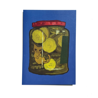 Pickle Cat ★ April 2025 Postcard