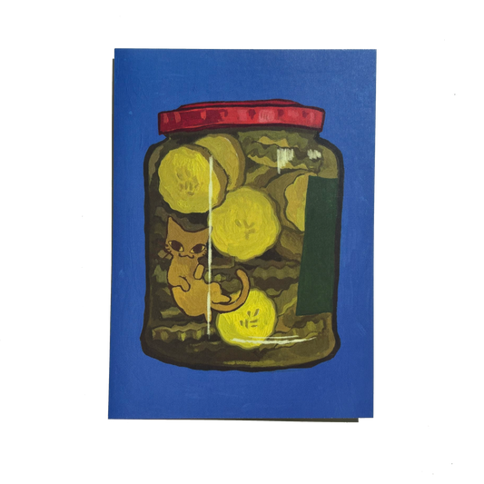 Pickle Cat ★ April 2025 Postcard