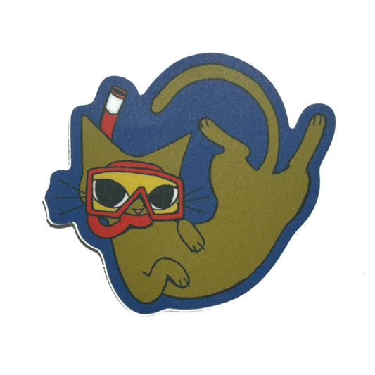 Scuba Cat ★ April 2025 Sticker