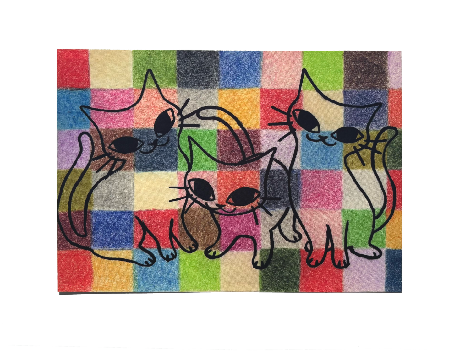 Checkered Cats ★ June 2025 Postcard