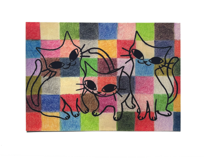 Checkered Cats ★ June 2025 Postcard