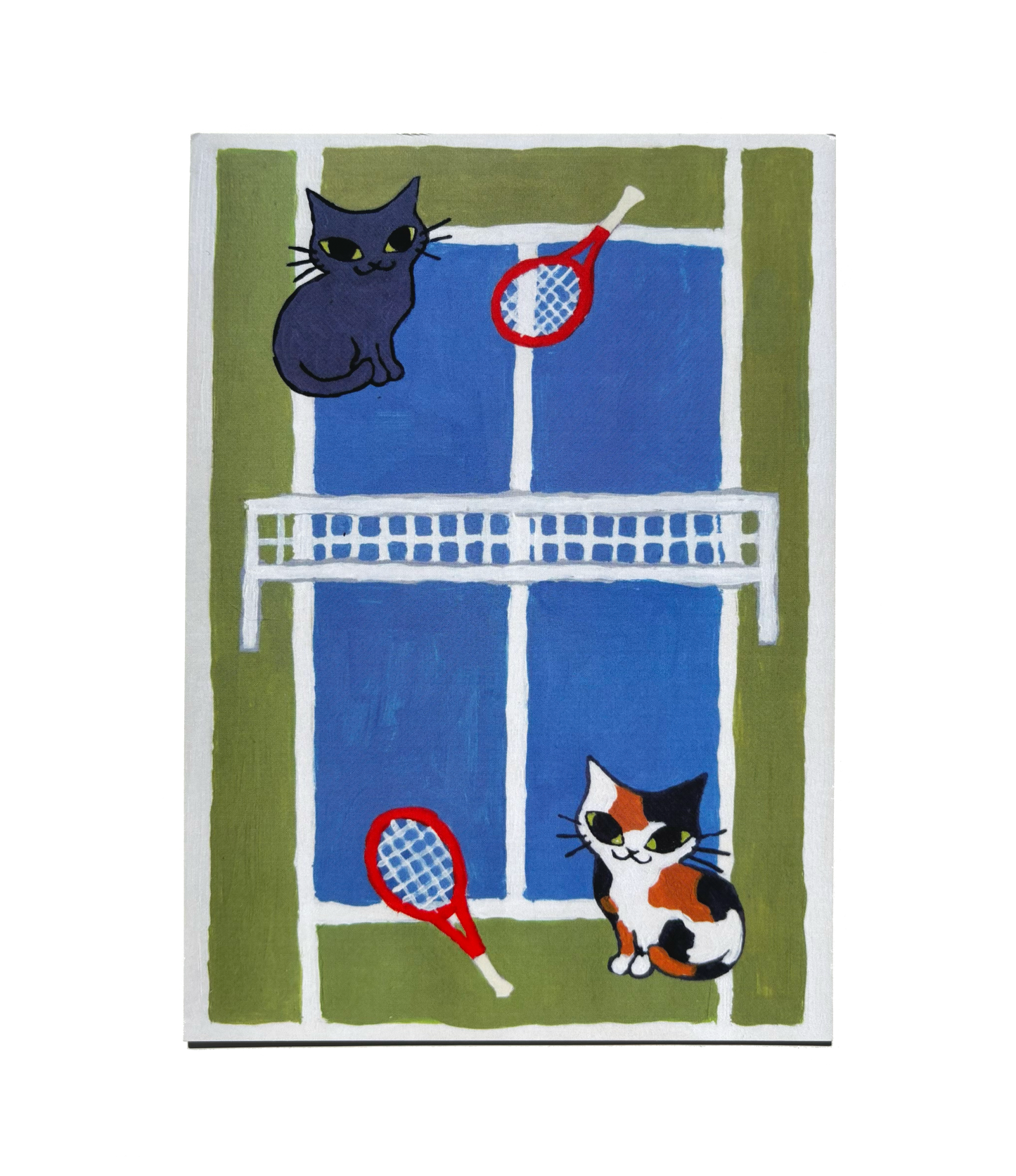 Tennis Cats ★ July 2025 Postcard