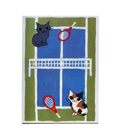 Tennis Cats ★ July 2025 Postcard