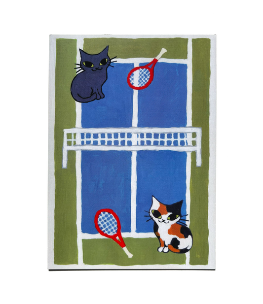 *PATREON EXCLUSIVE* Tennis Cats ★ July 2025 Postcard