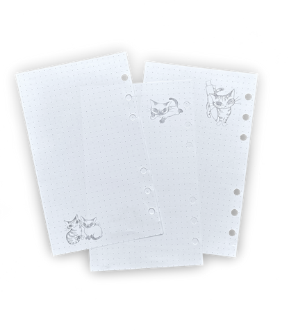 Paper Insert Replacements for A6 Binder