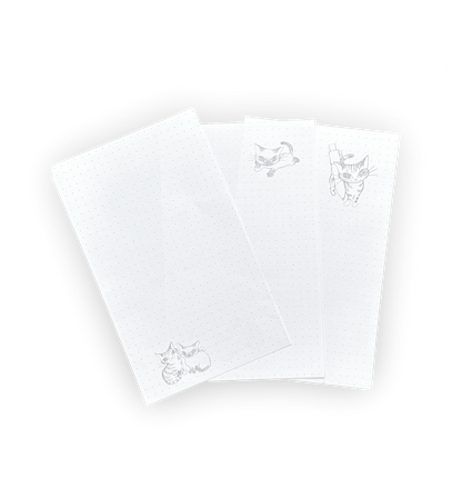 UNPUNCHED Paper Insert for A6 Binder