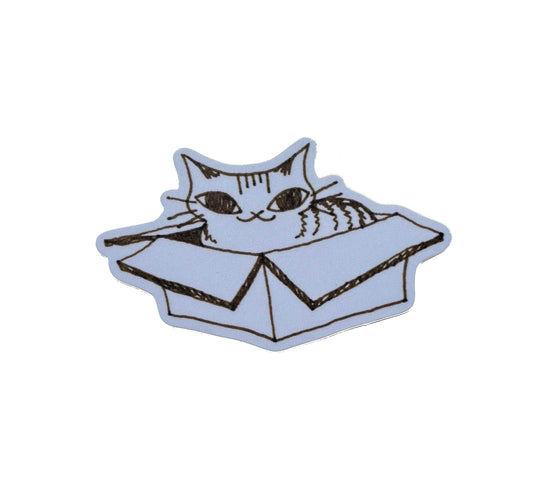 *PATREON EXCLUSIVE* Boxed Kitty ★ November 2025 Sticker