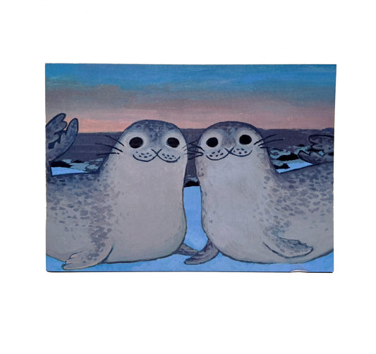 *PATREON EXCLUSIVE* Seal Buddies ★ February 2026 Postcard