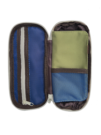 Green Expandable Pencil Case