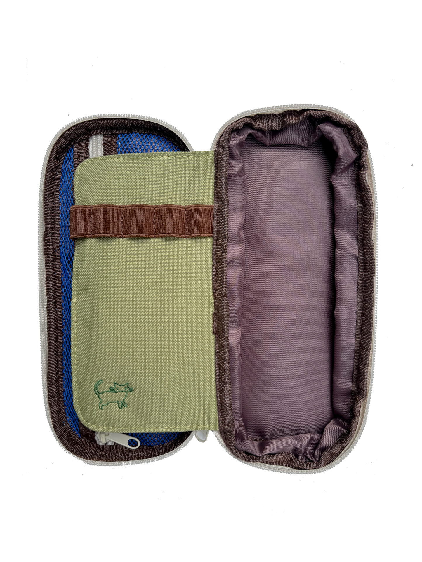 Green Expandable Pencil Case