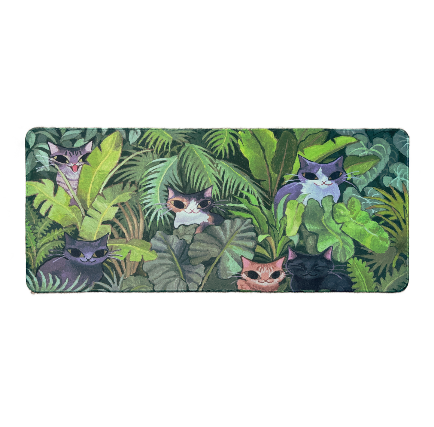 "Hide and Seek" 12"x27" Deskmat
