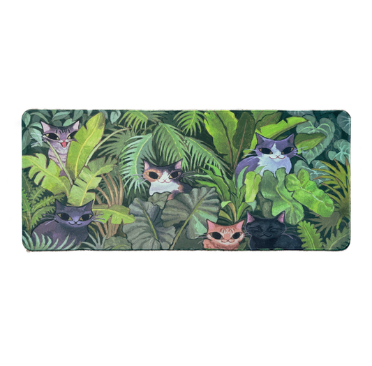 "Hide and Seek" 12"x27" Deskmat