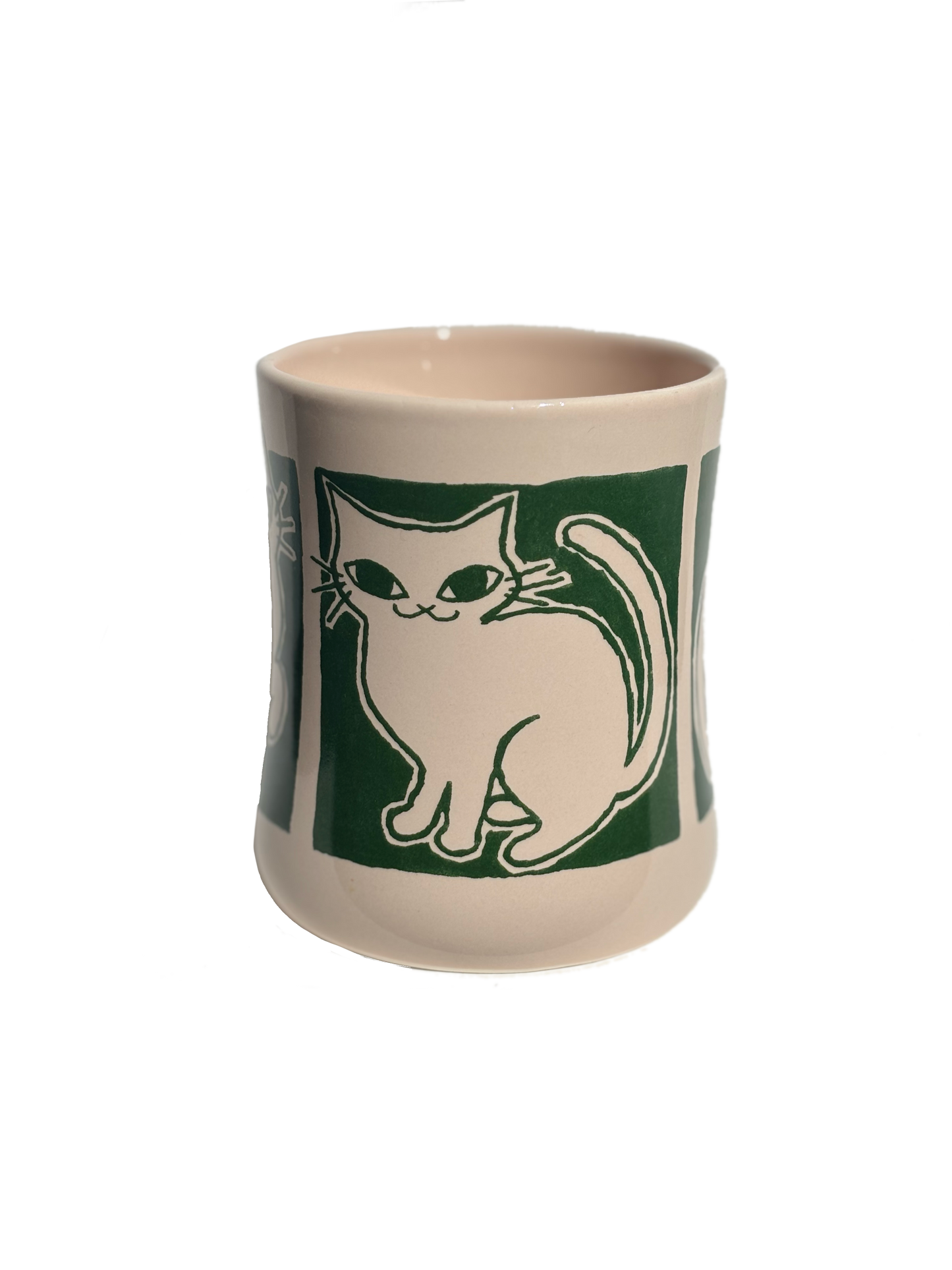 Green Cat Mug