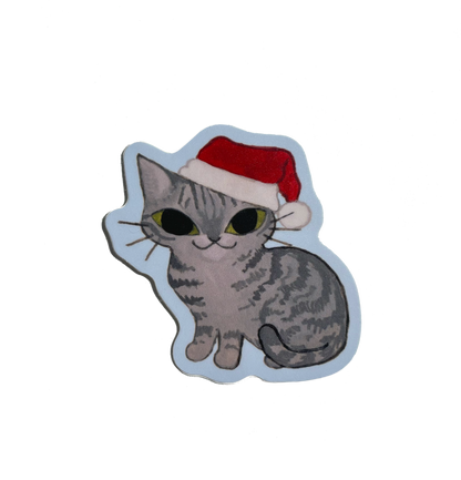 Christmas Cat Sticker