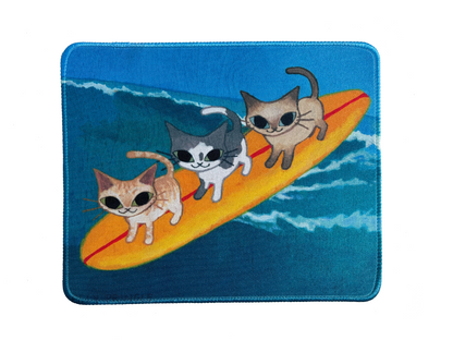 "Meowabunga" Mouse Pad