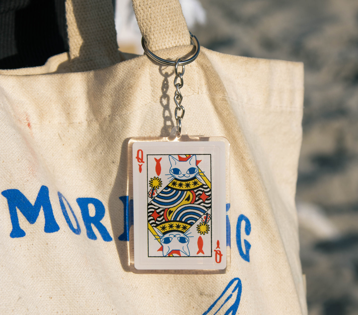 Playing Card Keychain