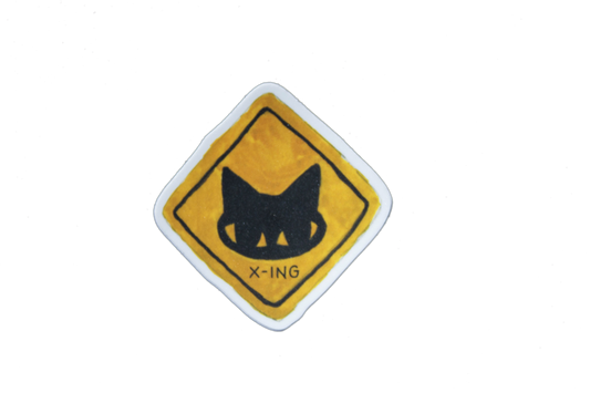 Cat X-ing ★ August 2024 Sticker