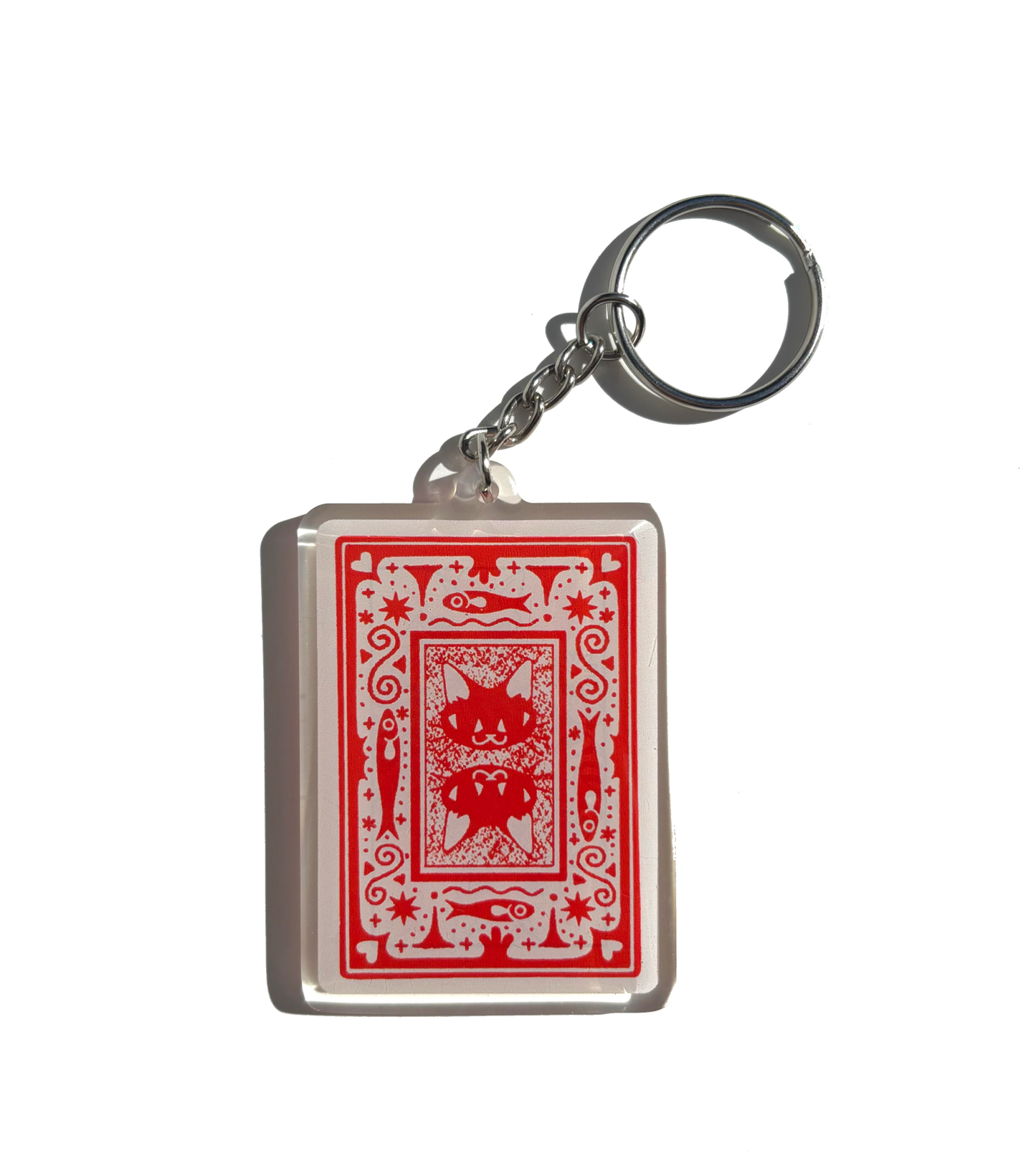 Playing Card Keychain