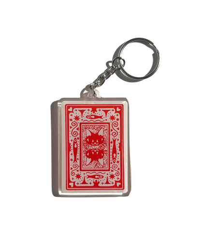 Playing Card Keychain