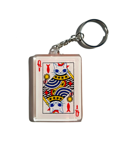 Playing Card Keychain