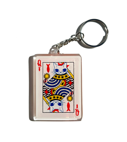 Playing Card Keychain